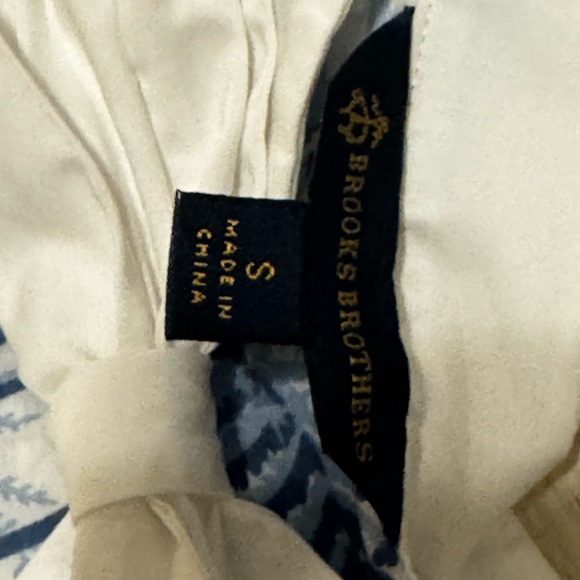 Brooks Brothers Blue and White Floral Bib Tunic Small - Picture 5 of 5